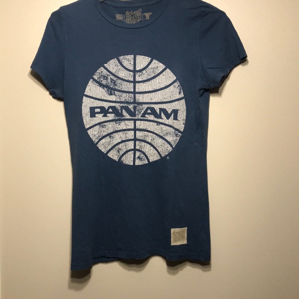 Pan Am Logo Blue T-Shirt